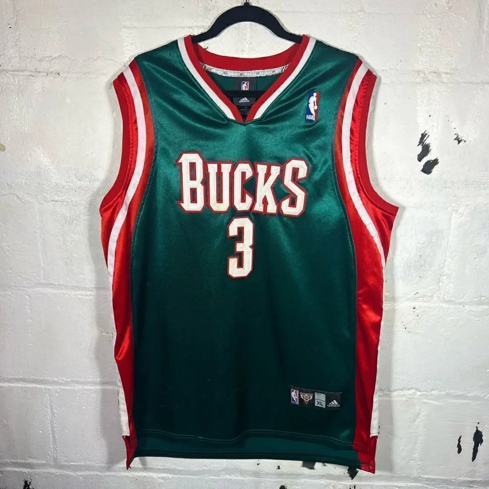 Adidas Milwaukee Bucks Jersey Brandon Jennings Swingman